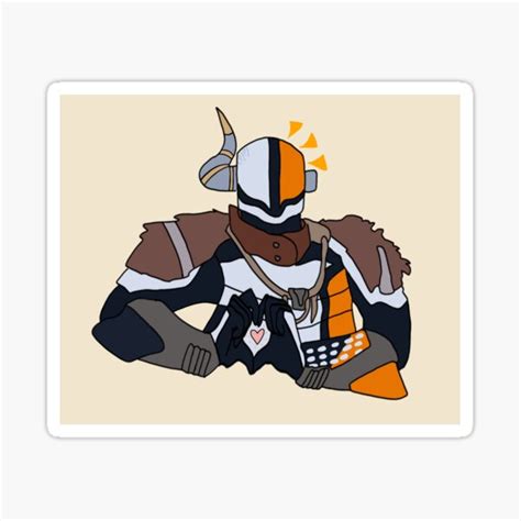 Shaxx Loves You Sticker For Sale By Wyrmathan Redbubble