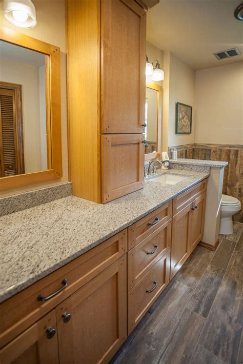 Bakersfield kitchen and bathroom cabinets and design: A bathroom remodel in Cleburne, Texas is the perfect "his ...
