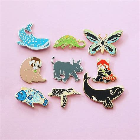 Just Had A Restock Of Endangered Animal Charity Pins Designed In