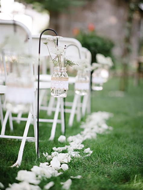 Diy Outdoor Wedding Aisle Decorations
