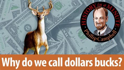 Why Do We Call Dollars Bucks History In A Minute Episode 36 Youtube