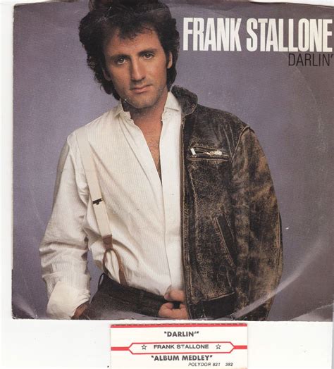 Frank Stallone Darlin Album Medley 7 Vinyl 45 Rpm Record