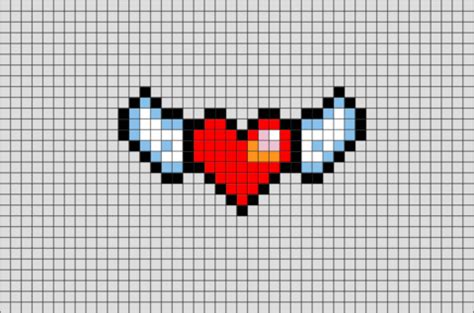 Pixel art facile et rapide : Dessin Pixel Coeur Facile