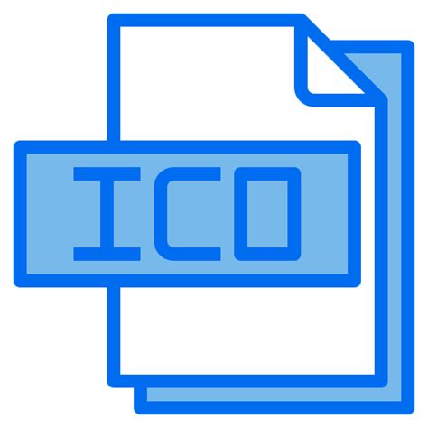 Ico File Payungkead Blue Icon