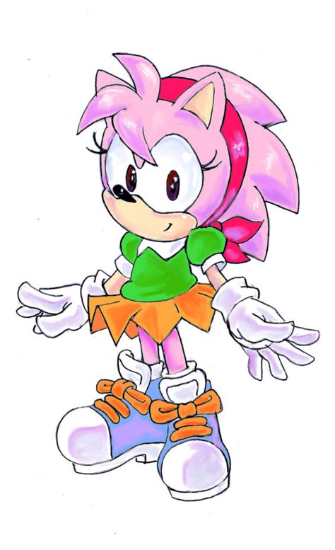 Classic Amy Rose By Smsskullleader On Deviantart