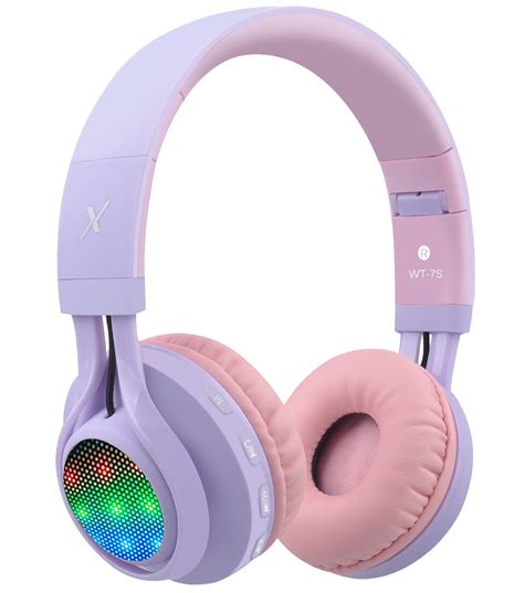 Kids Headphones For Girls And Boys Love The Led Light Which Can Follow