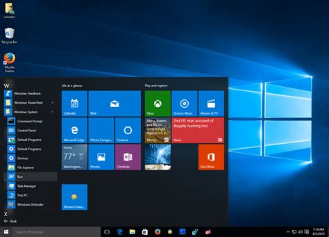 Create windows 10 installation media. Add Run to Start menu in Windows 10 RTM