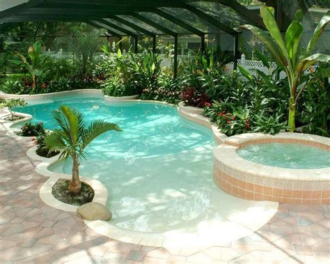 Simple Indoor Tropical Pool For Large Space Home Decor Ideas