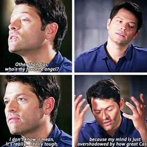 I Love Misha No One Could Have Played Cas Better Misha Collins Supernatural Funny