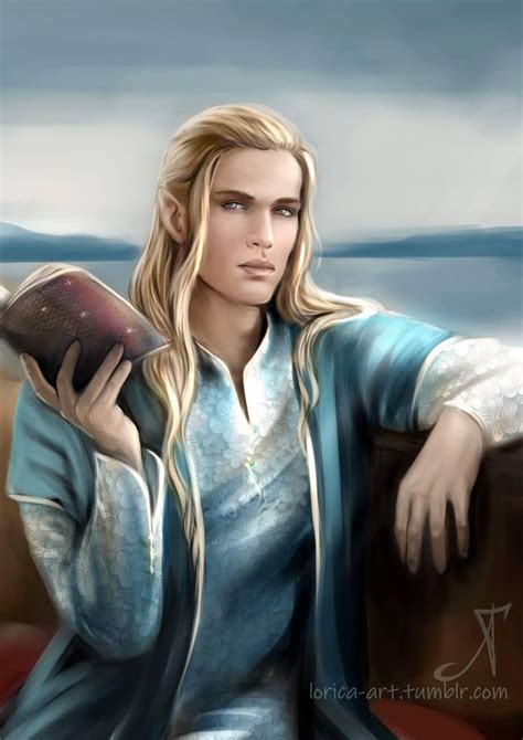 Before The Storm Finrod Felagund By Angelmaker Male Elf Elf Art