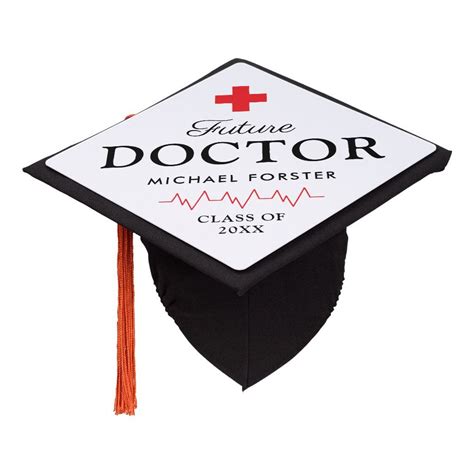 Future Doctor Medical Student Graduation Cap Topper Adult Unisex