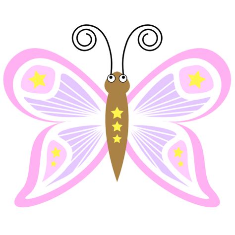 Pink butterfly | Free SVG