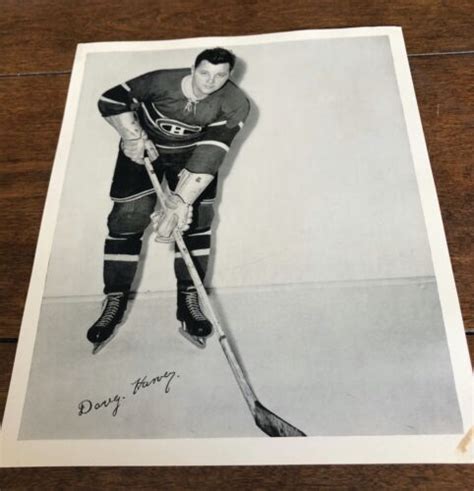 1945 54 Quaker Oats Hockey Doug Harvey Hof Montreal Canadiens Home