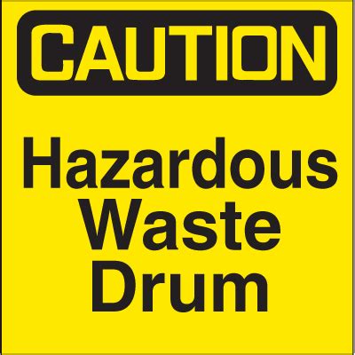 Drum Identification Labels Hazardous Waste Drum Seton