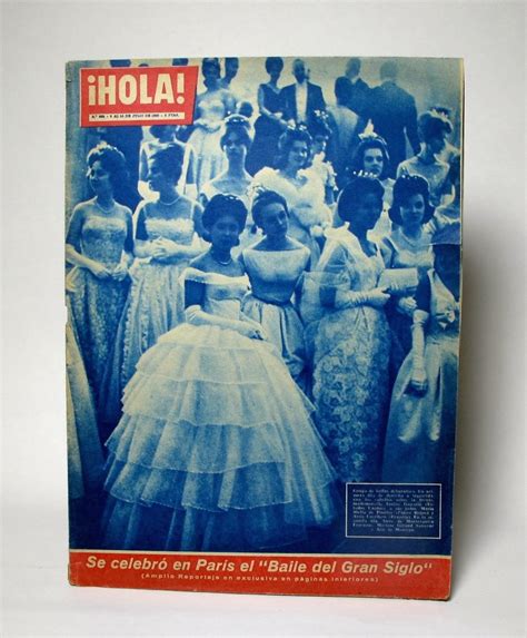 R 468 Revista ¡hola Baile Del Gran Siglo Nº 828 Julio De 1960