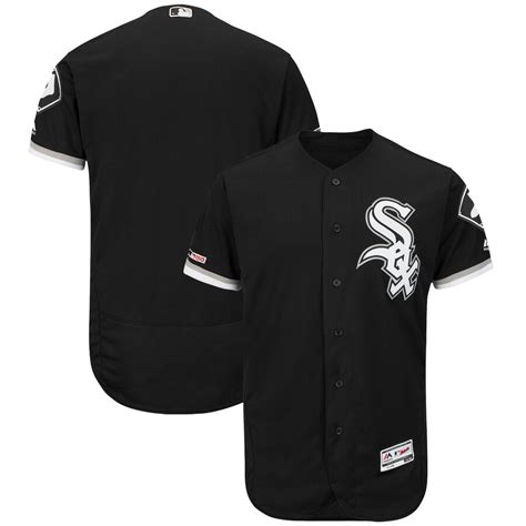Chicago White Sox Majestic Alternate Flex Base Authentic Collection Team Jersey Black