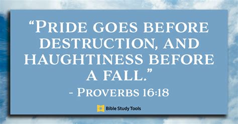 Pride Brings Failure Humility Lifts You Up Proverbs 1618 Your