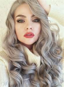Curly human hair lace front wigs with bangs monofilament curly style. Grey Big Curly Hair Lace Front Synthetic Wig 24 Inches ...