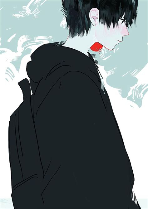 Sad anime boy hd desktop wallpaper : 夕日（2015） | Anime drawings, Anime art, Cute anime boy