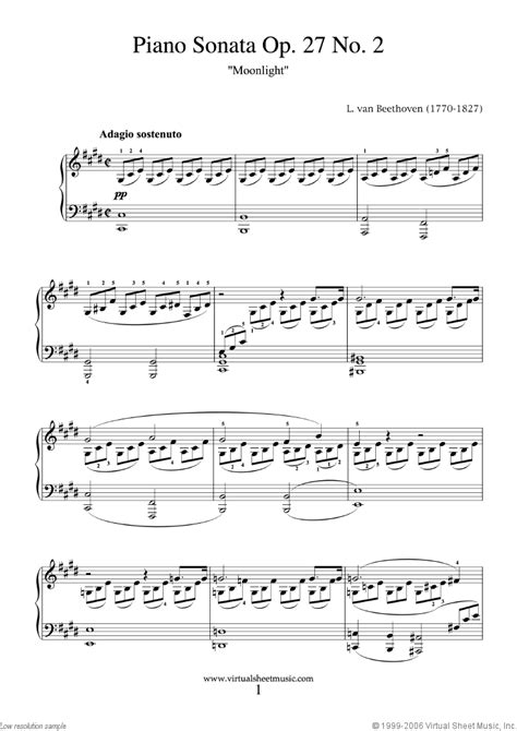 The following is a list that contains 5 easy songs that beginners can learn to play on the piano. Beethoven - Beethoven Most Famous Sonatas sheet music for ...