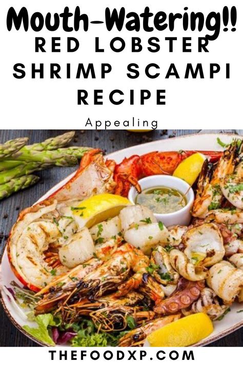 1 1/2 cups white wine. Authentic Red Lobster Shrimp Scampi Recipe in 2020 (With ...
