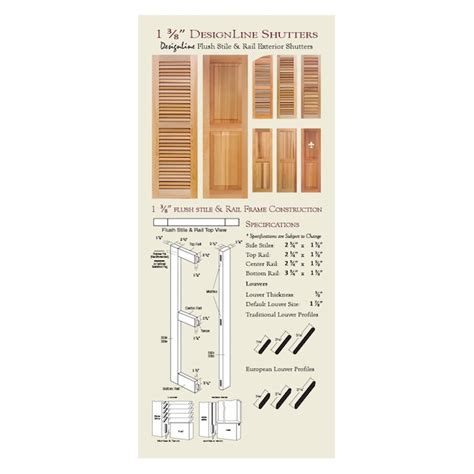 Southern Shutter Design Line Fixed Louver 2 Pack 12 In W X 48 In H