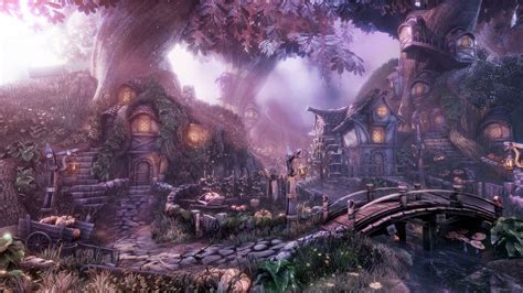 Fantasy Village By Tomasz Ustupskireal Time Environment I Made For Fun