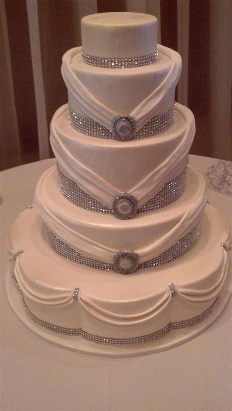 Flickr Rhinestone Wedding Cake Elegant Wedding Cakes Bling Wedding