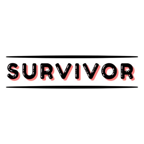 Survivor Word Retro Png And Svg Design For T Shirts