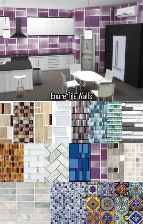 Trademarks, all rights of images and videos found in this site reserved by its respective owners. Enure Sims: Tile Wallpaper • Sims 4 Downloads