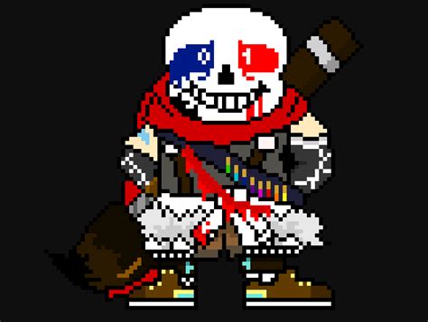 Fatal Ink Sans Sprite Pixel Art Maker