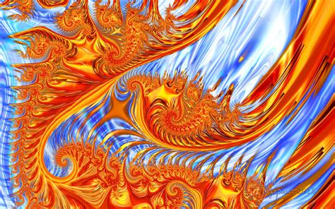Fractal Fire And Ice By Wolfepaw On Deviantart