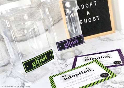 Pet Ghost Creative Halloween Craft Somewhat Simple Kids