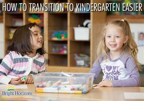 How To Transition To Kindergarten Easier Bright Horizons Parenting