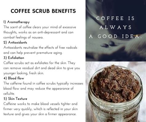 This Is Why Coffee Is Always A Good Idea Coffee Body Scrub Benefits