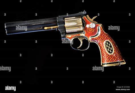 The Tiffany Revolver A Gun Donated By Smith And Wesson And Decorated