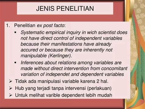 Ppt Jenis Penelitian Powerpoint Presentation Free Download Id6278520