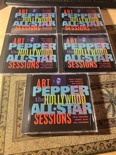 Art Pepper Hollywood All Star Sessions 1 2 3 4 5 Cd Set No Booklet