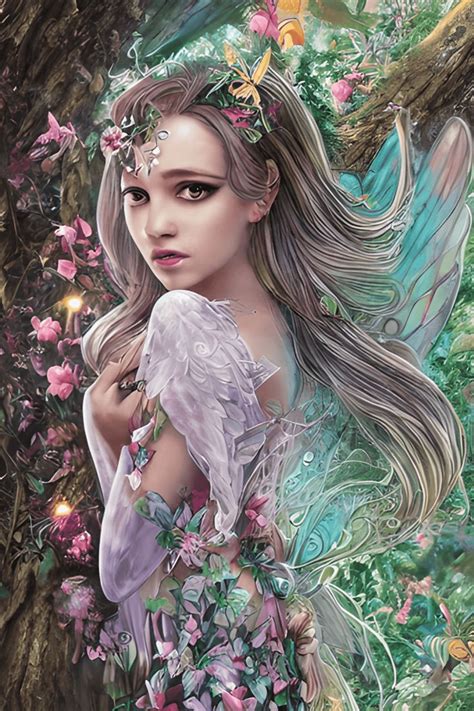 Beautiful Fairy Graphic · Creative Fabrica In 2023 Beautiful Fairies