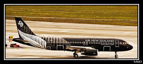 Air New Zealand All Black Airbus A320 Side View View On Bl Flickr