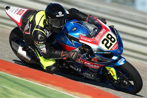 new buildbase suzuki bsb team concludes spanish test suzuki motorcycles