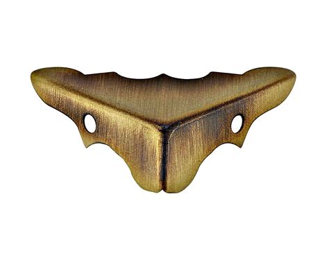 Solid brass for durability and decorative appearance. Decorative Corners, Antique Brass 9/16" x 1.25" ~ 4/Pk | Decor, Woodworking, Antiques