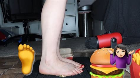 Asmr Foot Crushing Mcdonalds Big Mac Fries Max Volume Reaction Youtube