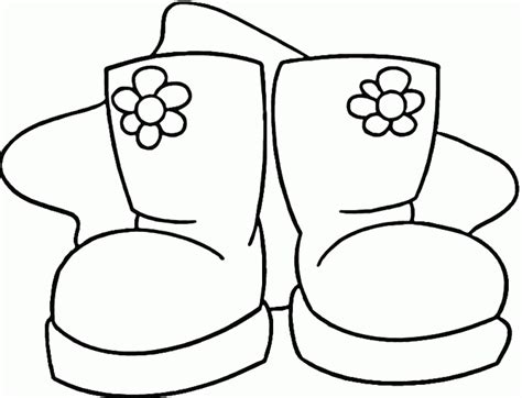 Coloring Pages For Boots - Coloring Home