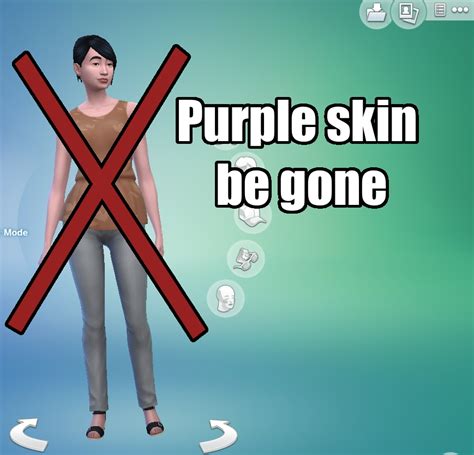 No More Grey And Purple Skin By Banica14 At Mod The Sims 4 Sims 4 Updates