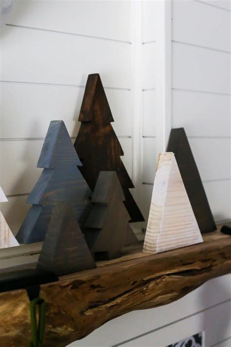 Easy And Simple Scrap Wood Christmas Trees Wood Christmas Tree Easy