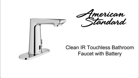 American Standard Touchless Bathroom Faucet Unboxing Youtube