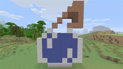 Minecraft Tutorials Splash Potion Bottle Pixel Art Youtube
