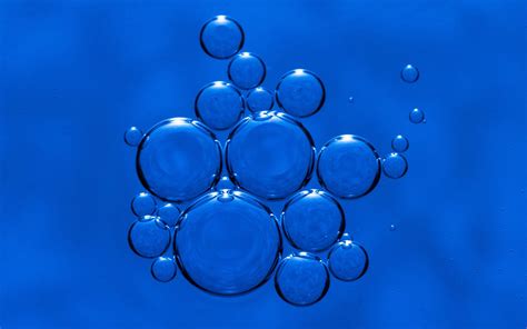 Wallpaper Illustration Water Reflection Sphere Blue Glass