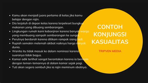 Konjungsi Kausalitas dan Konjungsi Kronologis: Pengertian dan Contoh